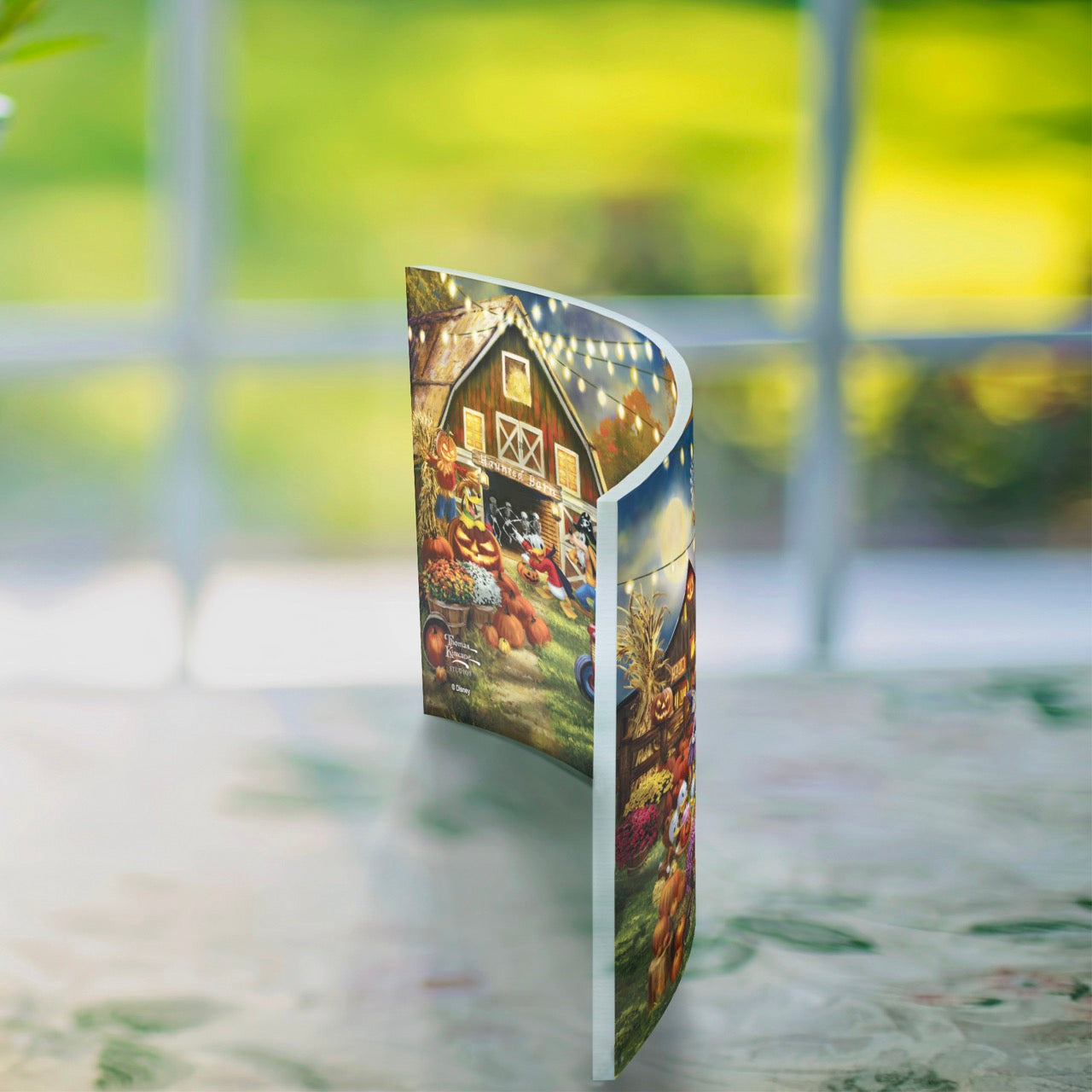 Disney (Mickey and Minnie Pumpkin Festival) 10" x 7" Curved Acrylic Print ACP1007CUR842