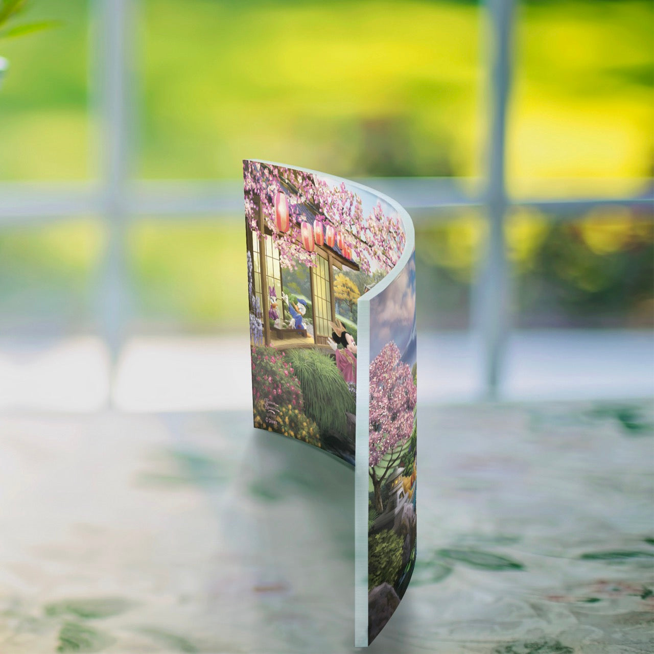 Disney (Mickey and Minnie in Japan) 10" x 7" Curved Acrylic Print ACP1007CUR846