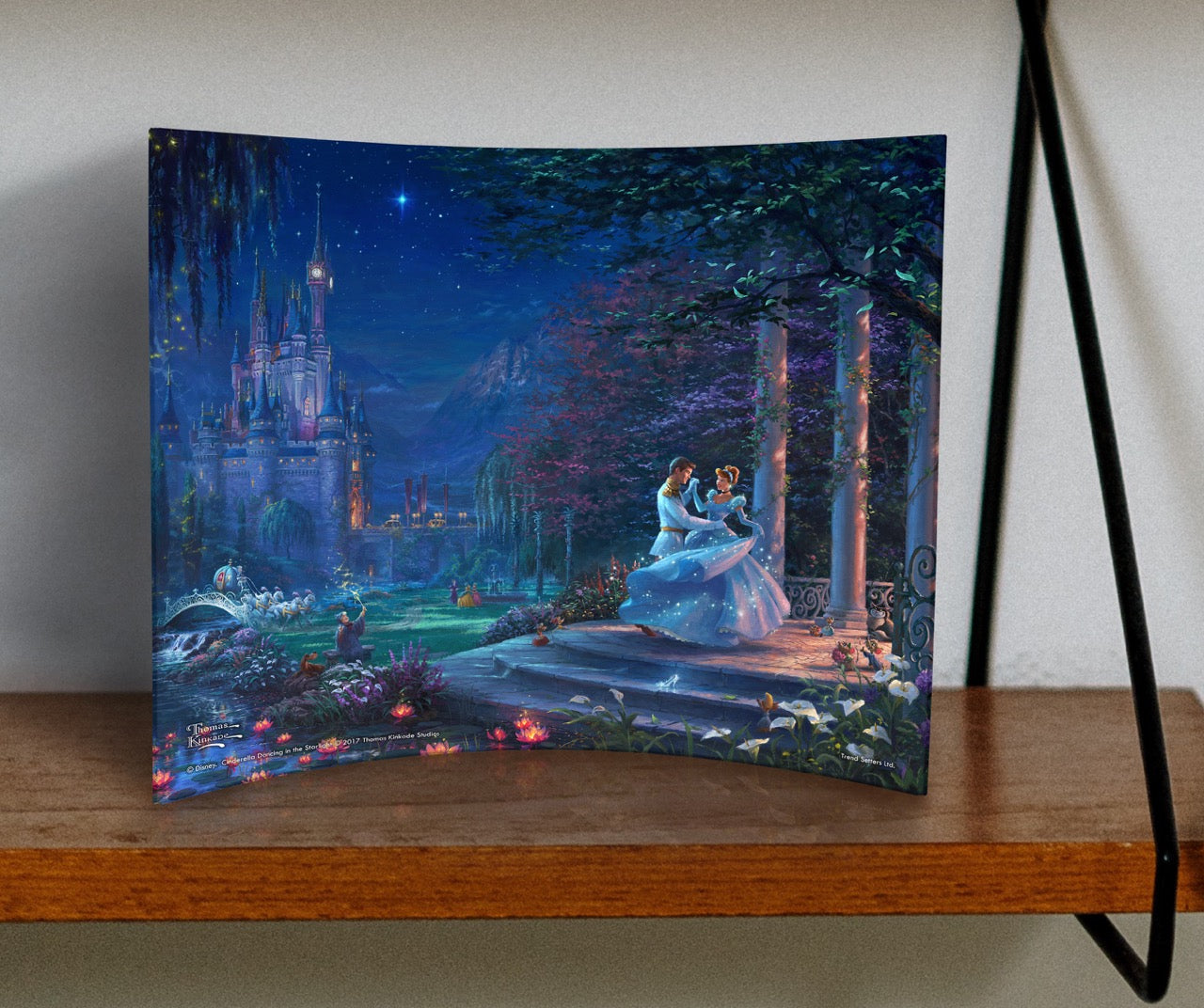 Disney (Cinderella Dancing in the Starlight) 12” x 10” Curved Acrylic Print ACP1210CUR165