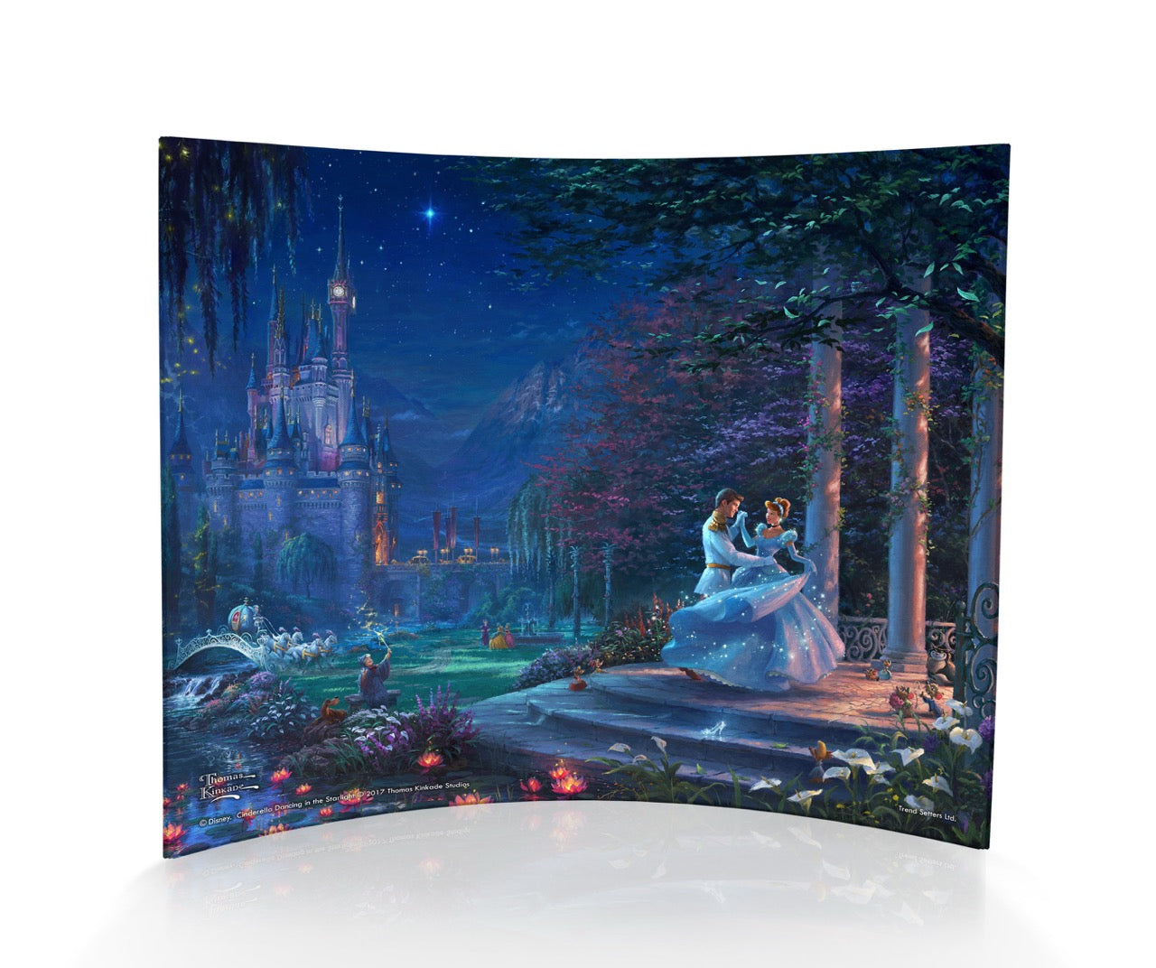 Disney (Cinderella Dancing in the Starlight) 12” x 10” Curved Acrylic Print ACP1210CUR165
