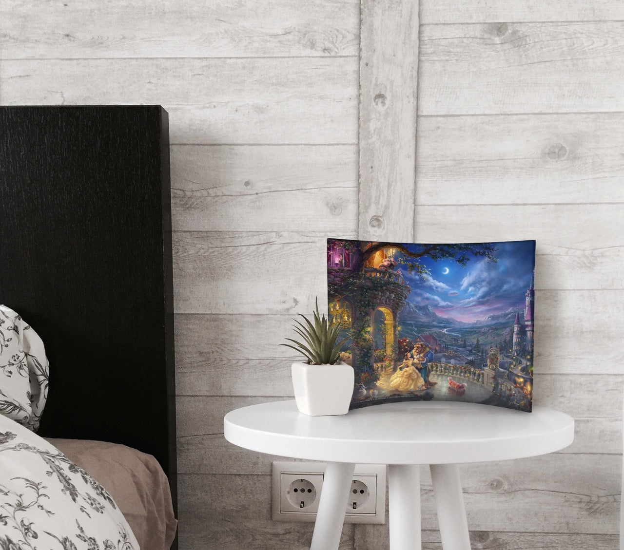 Disney (Beauty and the Beast Dancing in the Moonlight) 12” x 10” Curved Acrylic Print ACP1210CUR173