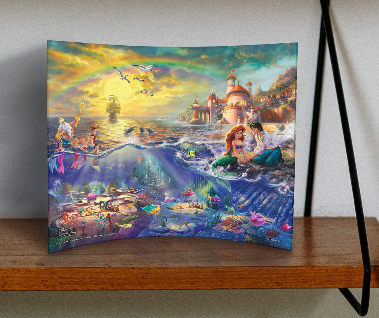 Disney (The Little Mermaid) 12” x 10” Curved Acrylic Print ACP1210CUR176
