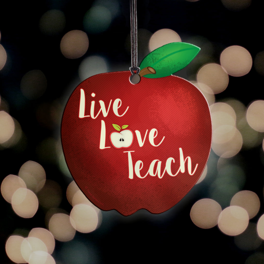 Career Collection (Live Love Teach) Hanging Acrylic Print ACPAPPLE298