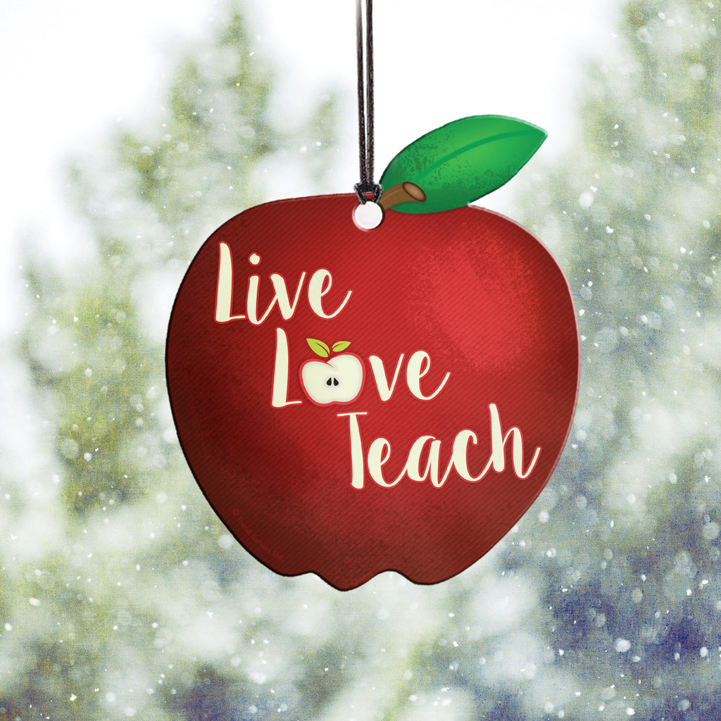 Career Collection (Live Love Teach) Hanging Acrylic Print ACPAPPLE298