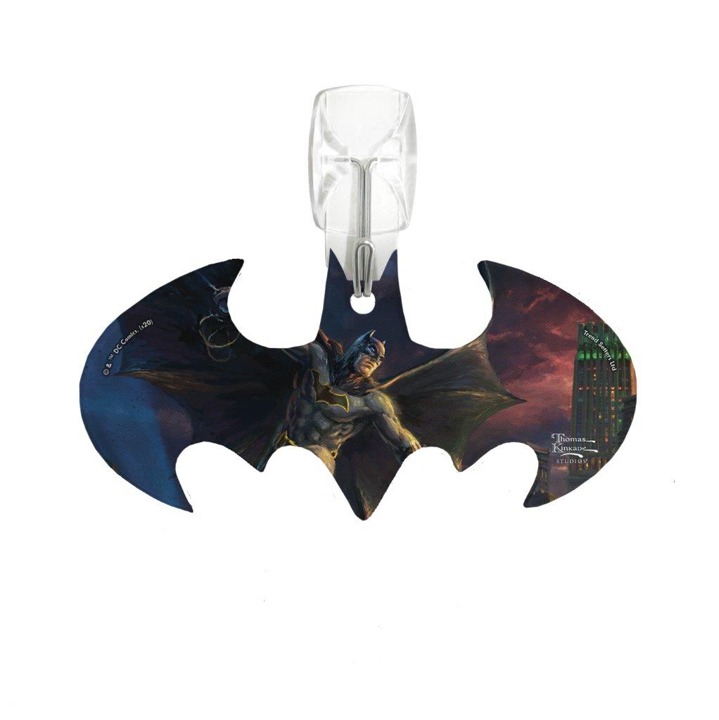 DC Comics (Batman: Showdown at Gotham City Pier - Thomas Kinkade Studios) Bat-Shaped Acrylic Print ACPBAT573