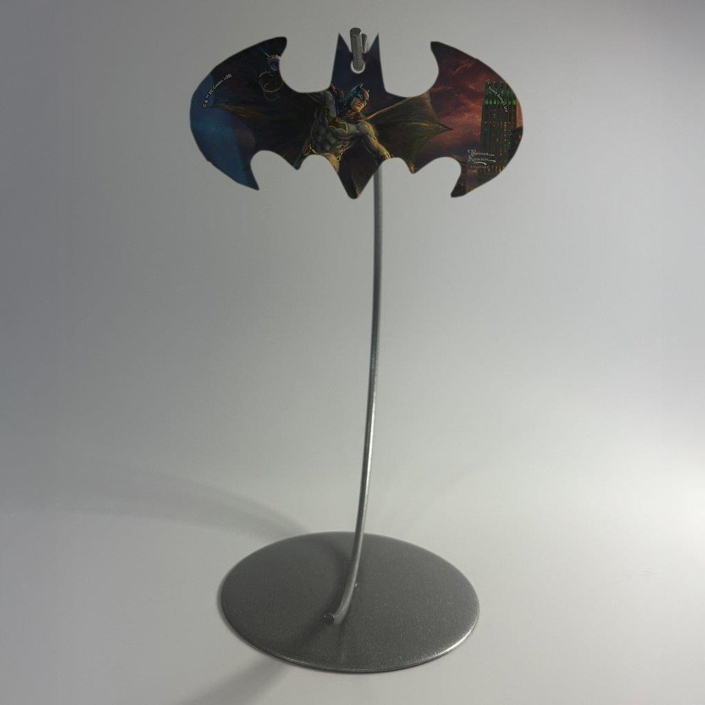 DC Comics (Batman: Showdown at Gotham City Pier - Thomas Kinkade Studios) Bat-Shaped Acrylic Print ACPBAT573