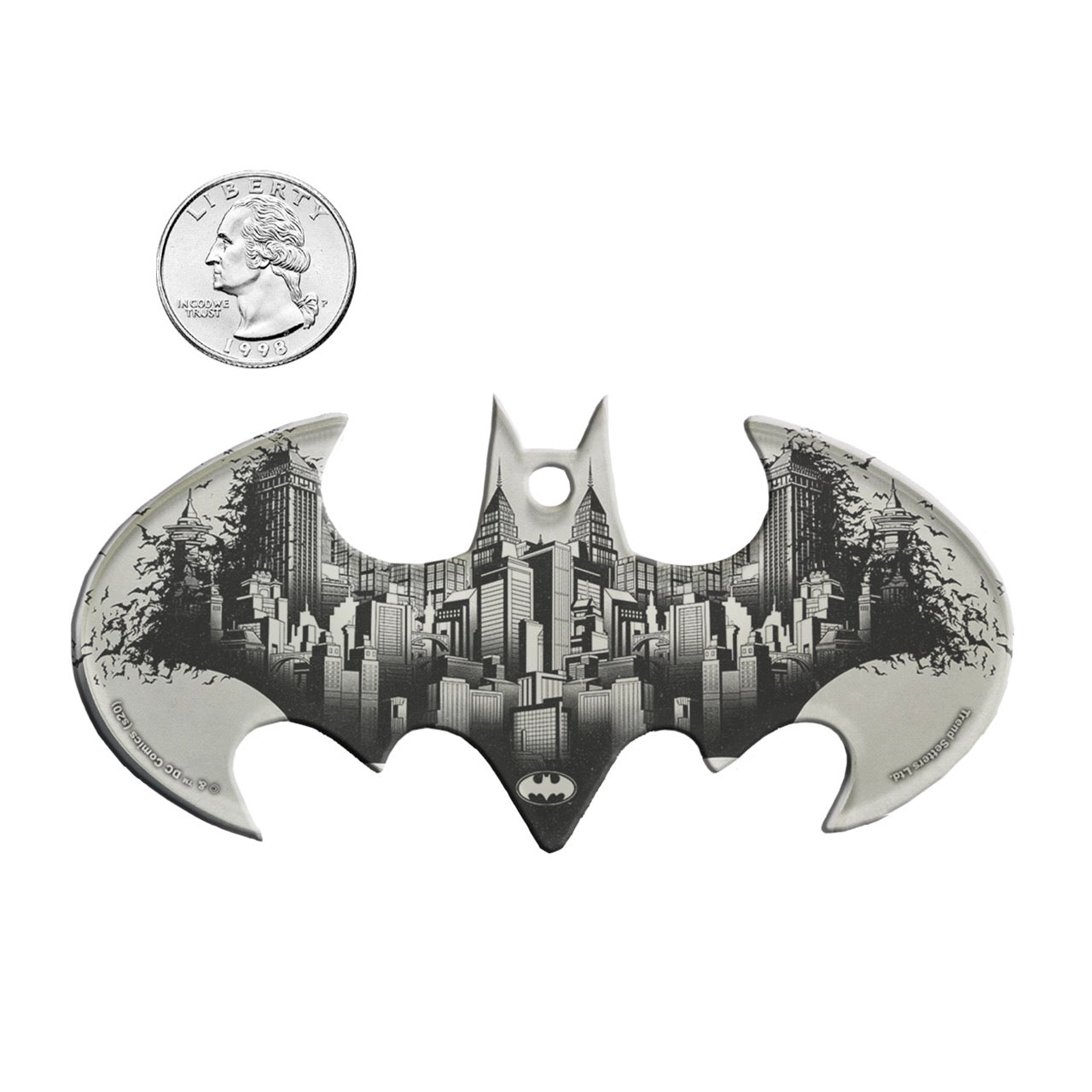 DC Comics (Gotham City) Bat-Shaped Acrylic Print ACPBAT600