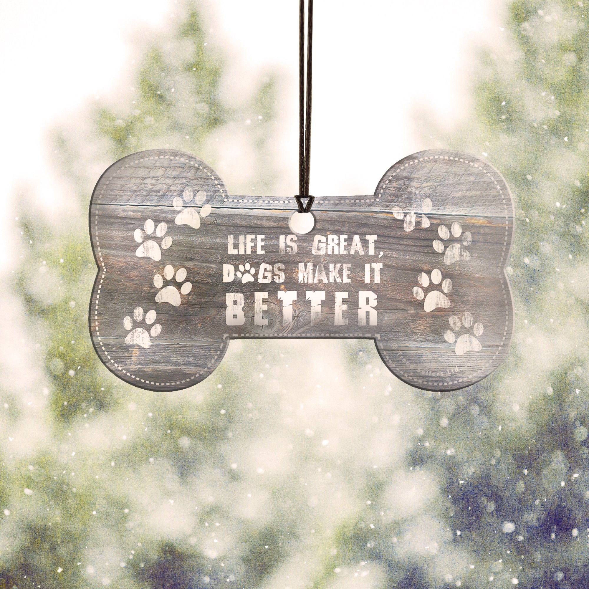 Pet Collection (Dogs Make It Better) Hanging Acrylic Print ACPBONE299