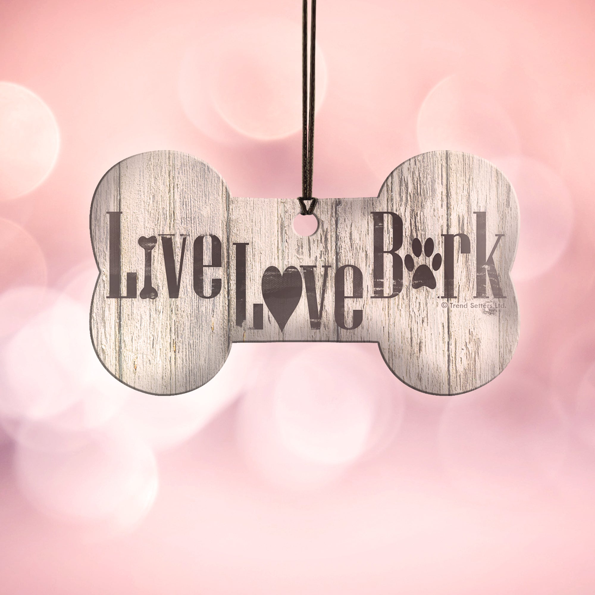 Pet Collection (Live Love Bark) Hanging Acrylic Print ACPBONE300