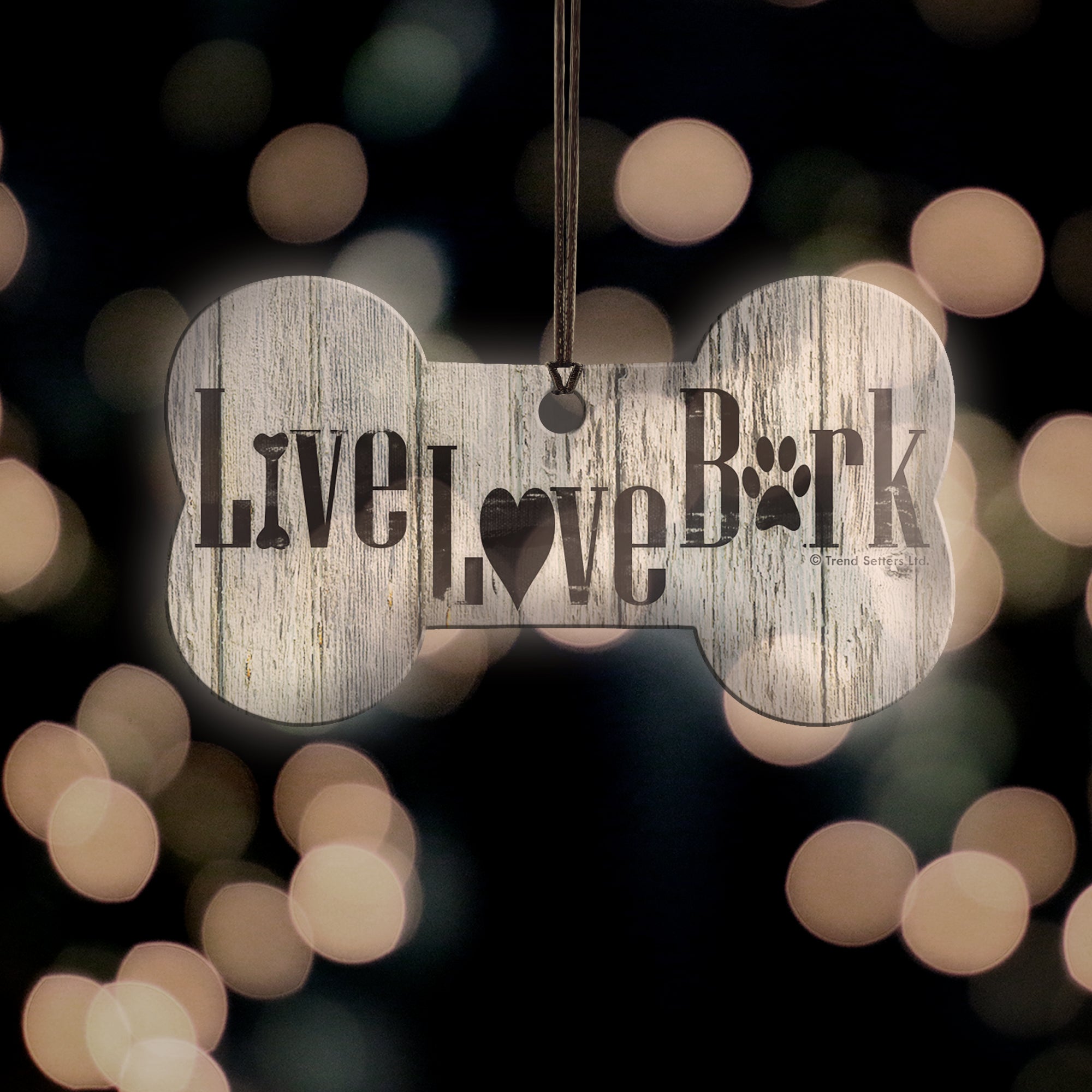 Pet Collection (Live Love Bark) Hanging Acrylic Print ACPBONE300