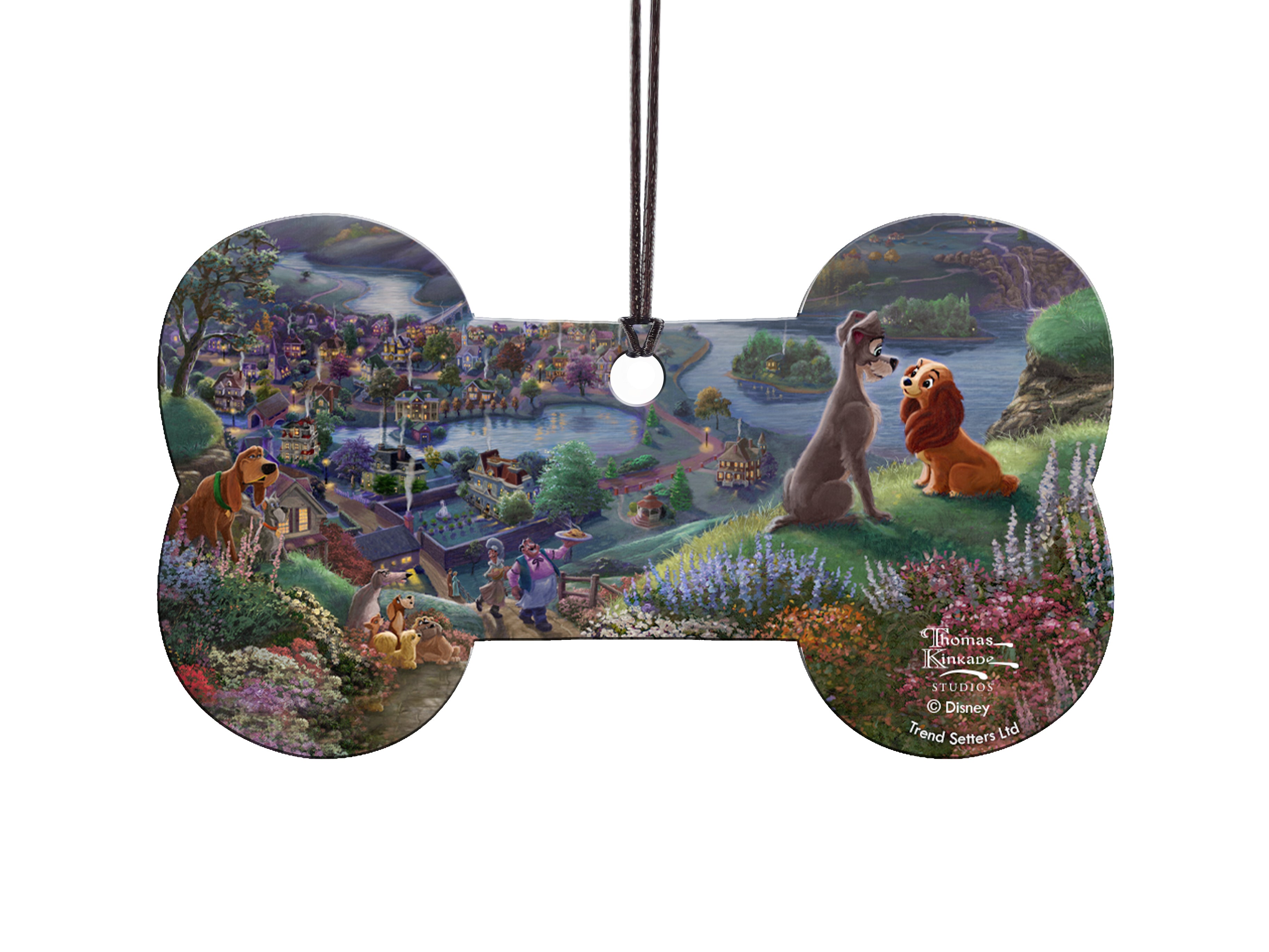 Disney (Lady and the Tramp - Falling in Love) Hanging Acrylic Print ACPBONE577