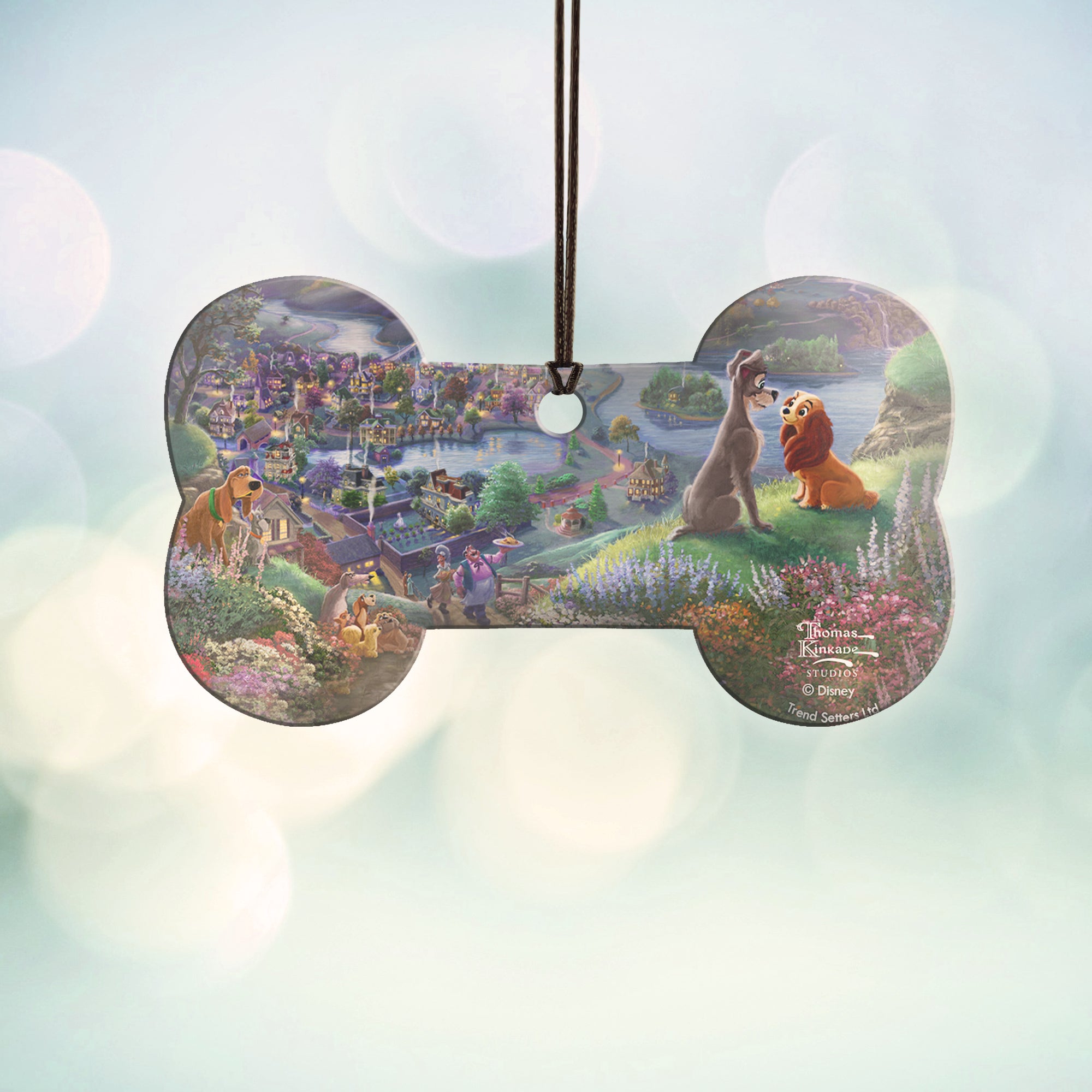 Disney (Lady and the Tramp - Falling in Love) Hanging Acrylic Print ACPBONE577