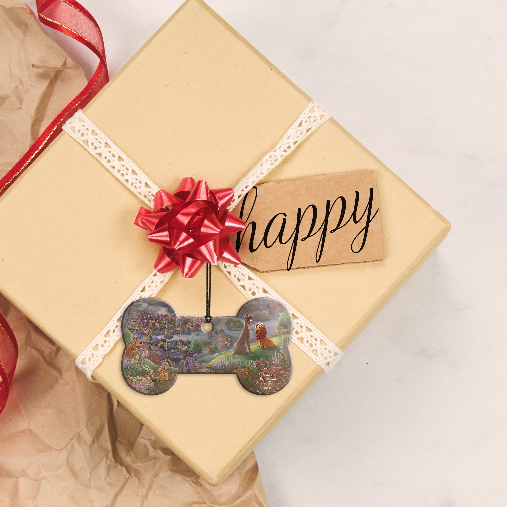 Disney (Lady and the Tramp - Falling in Love) Hanging Acrylic Print ACPBONE577