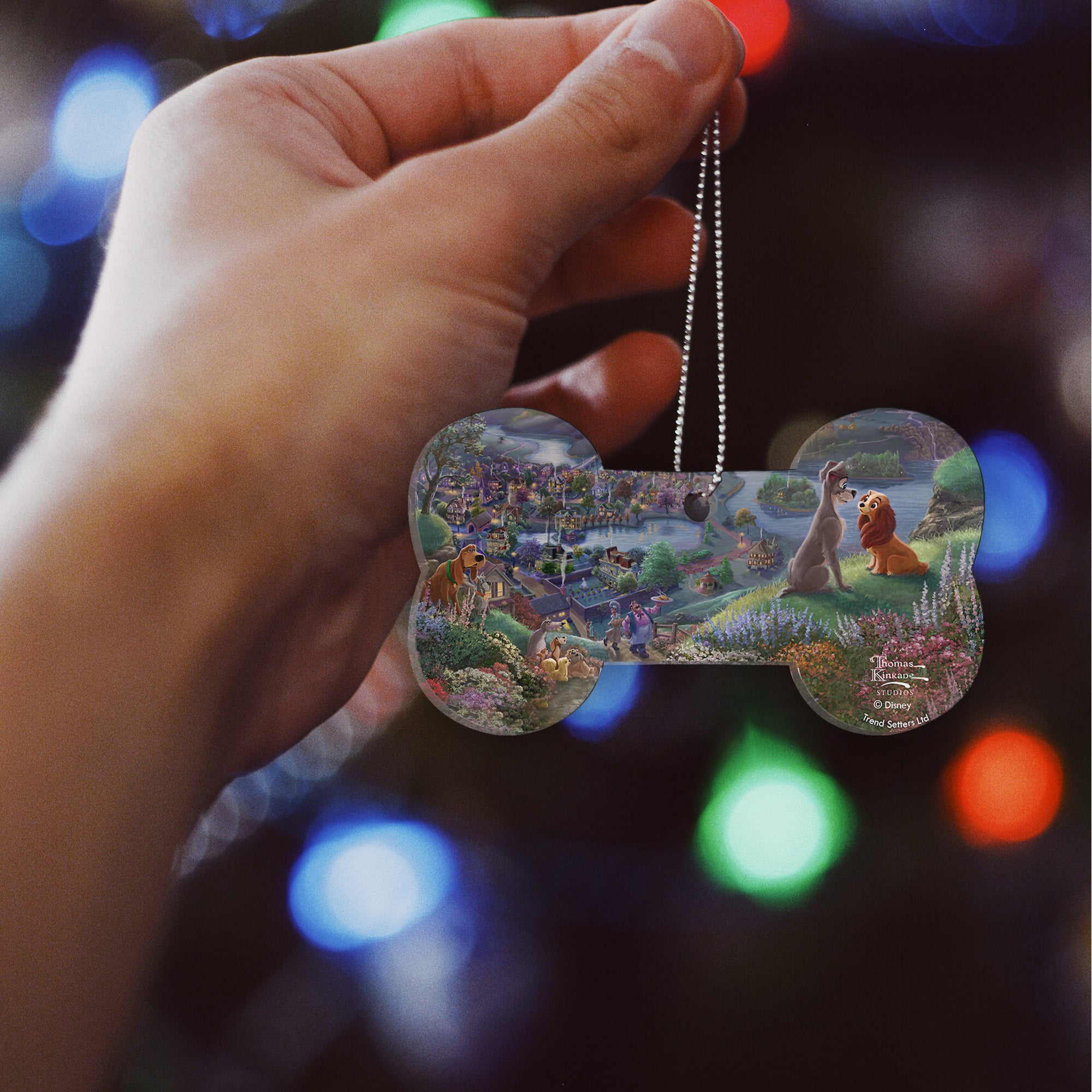 Disney (Lady and the Tramp - Falling in Love) Hanging Acrylic Print ACPBONE577