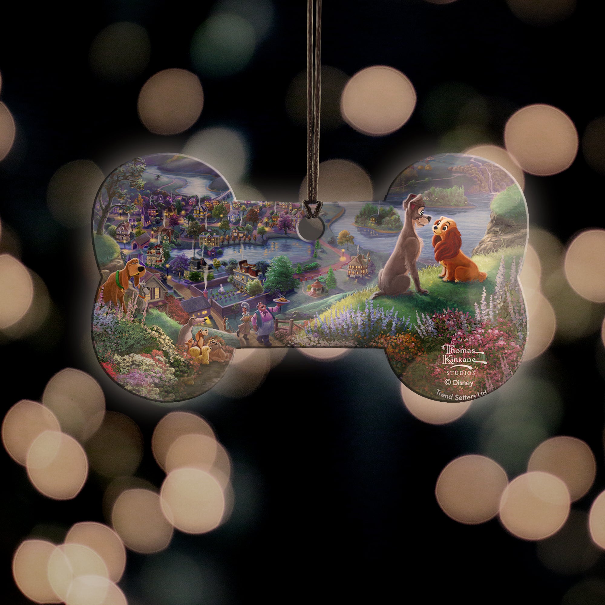 Disney (Lady and the Tramp - Falling in Love) Hanging Acrylic Print ACPBONE577