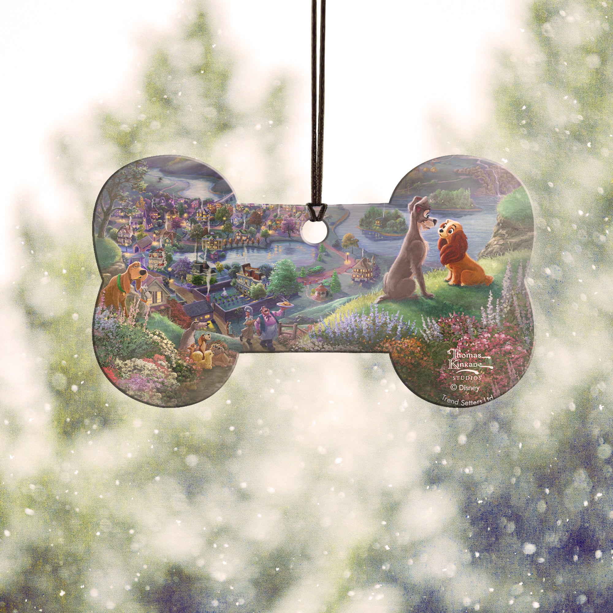 Disney (Lady and the Tramp - Falling in Love) Hanging Acrylic Print ACPBONE577