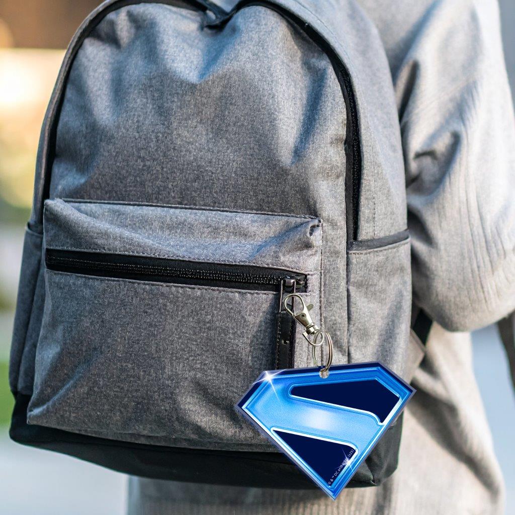 Superman (2025) (“S” Shield) Diamond Shaped Acrylic Bag Tag ACPBTSUPER881