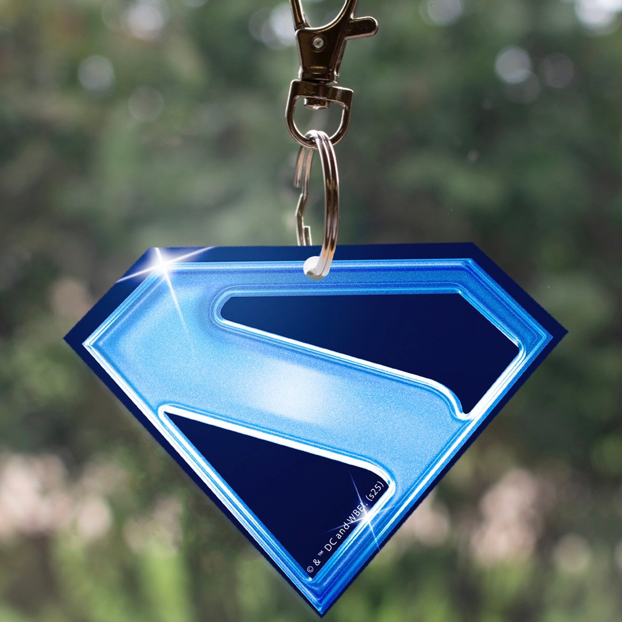 Superman (2025) (“S” Shield) Diamond Shaped Acrylic Bag Tag ACPBTSUPER881