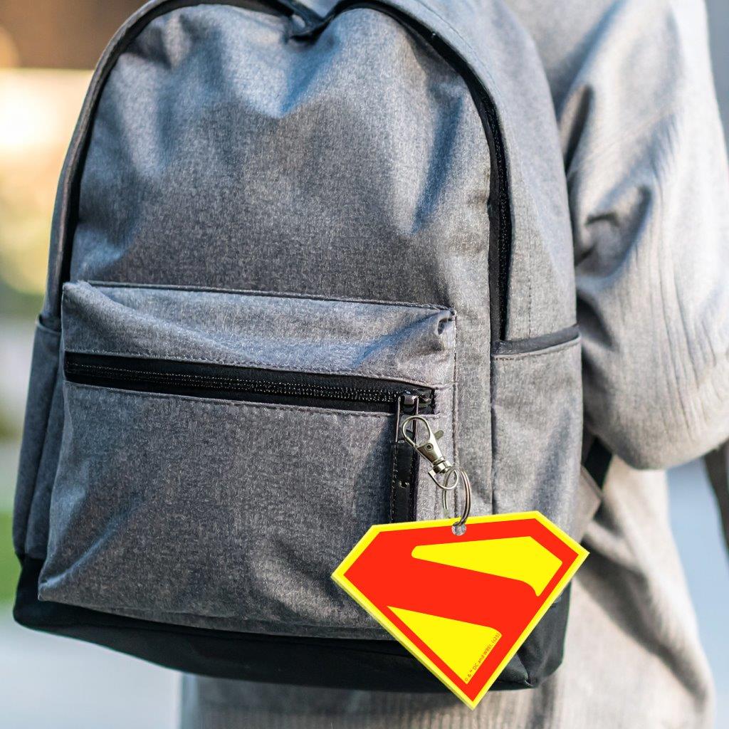 Superman (2025) (“S” Symbol) Diamond Shaped Acrylic Bag Tag ACPBTSUPER882