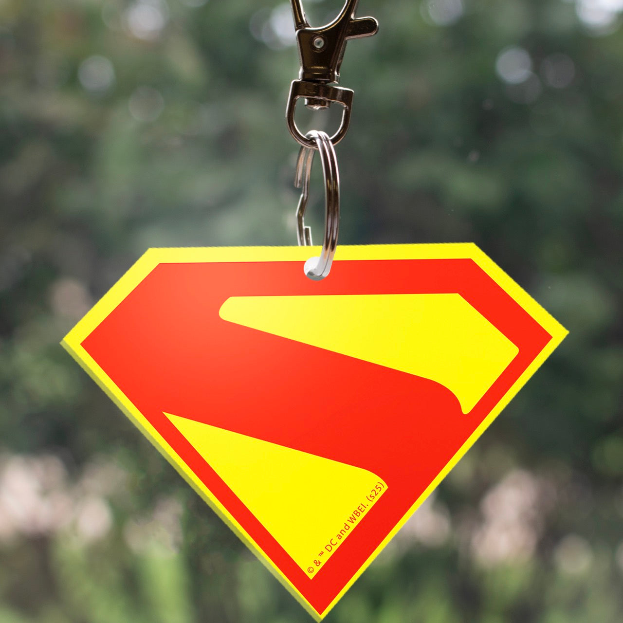 Superman (2025) (“S” Symbol) Diamond Shaped Acrylic Bag Tag ACPBTSUPER882