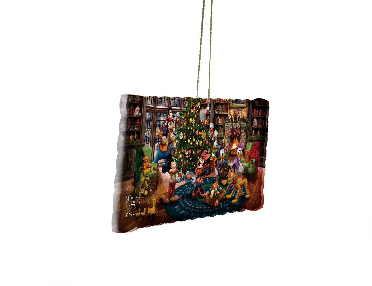 Disney (Mickey and Minnie Trimming the Tree) Hanging Acrylic Print ACPCERT835