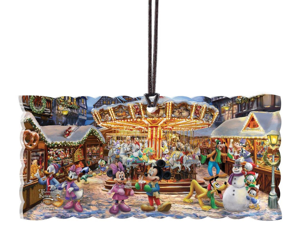 Disney (Mickey and Minnie Christmas Market) Hanging Acrylic Print ACPCERT894