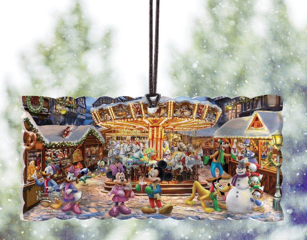 Disney (Mickey and Minnie Christmas Market) Hanging Acrylic Print ACPCERT894