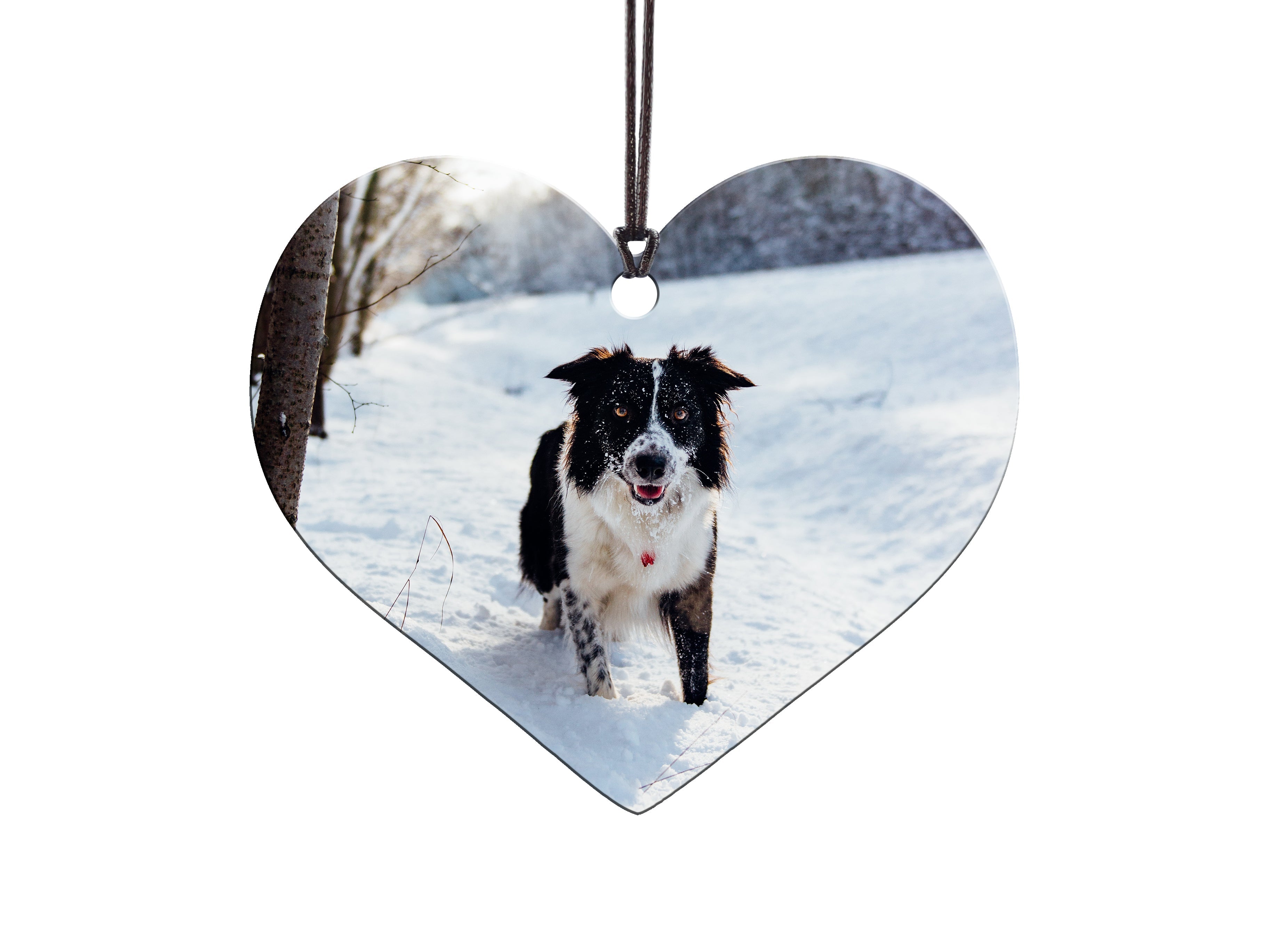 Heart Shaped Hanging Acrylic Print - Add Your Photo!