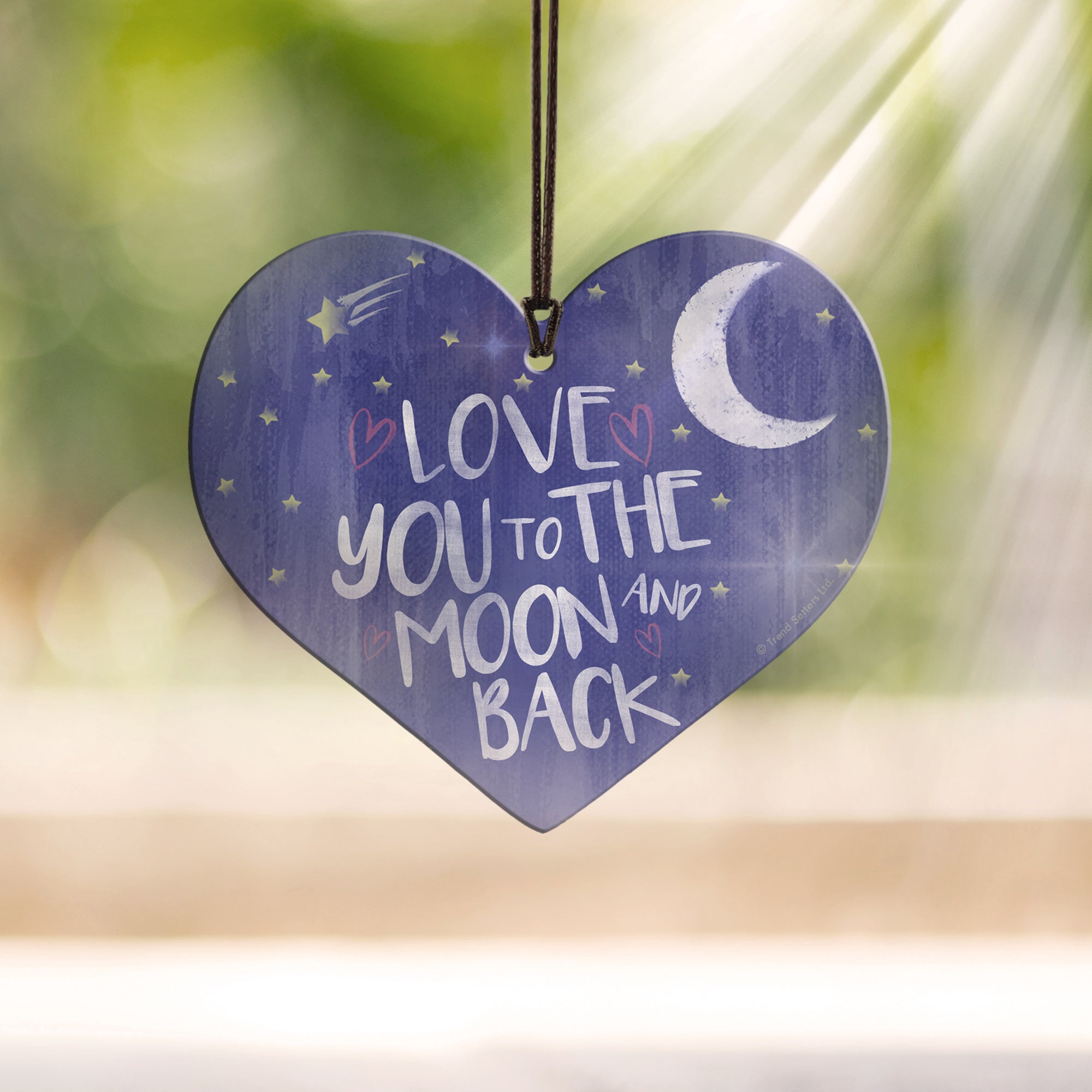 Family Collection (To the Moon and Back) Hanging Acrylic Print ACPHEART305