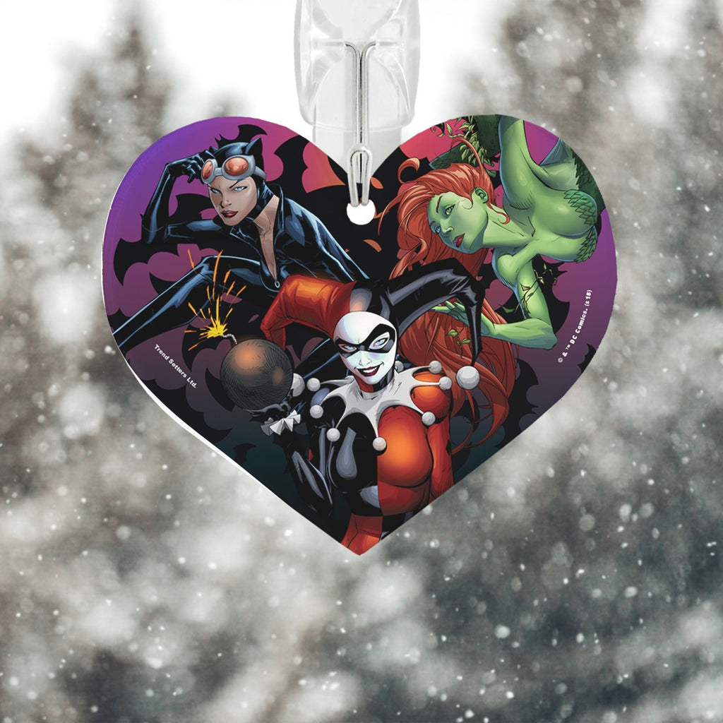 DC Comics (Ladies of Gotham) Heart-Shaped Acrylic Print ACPHEART344