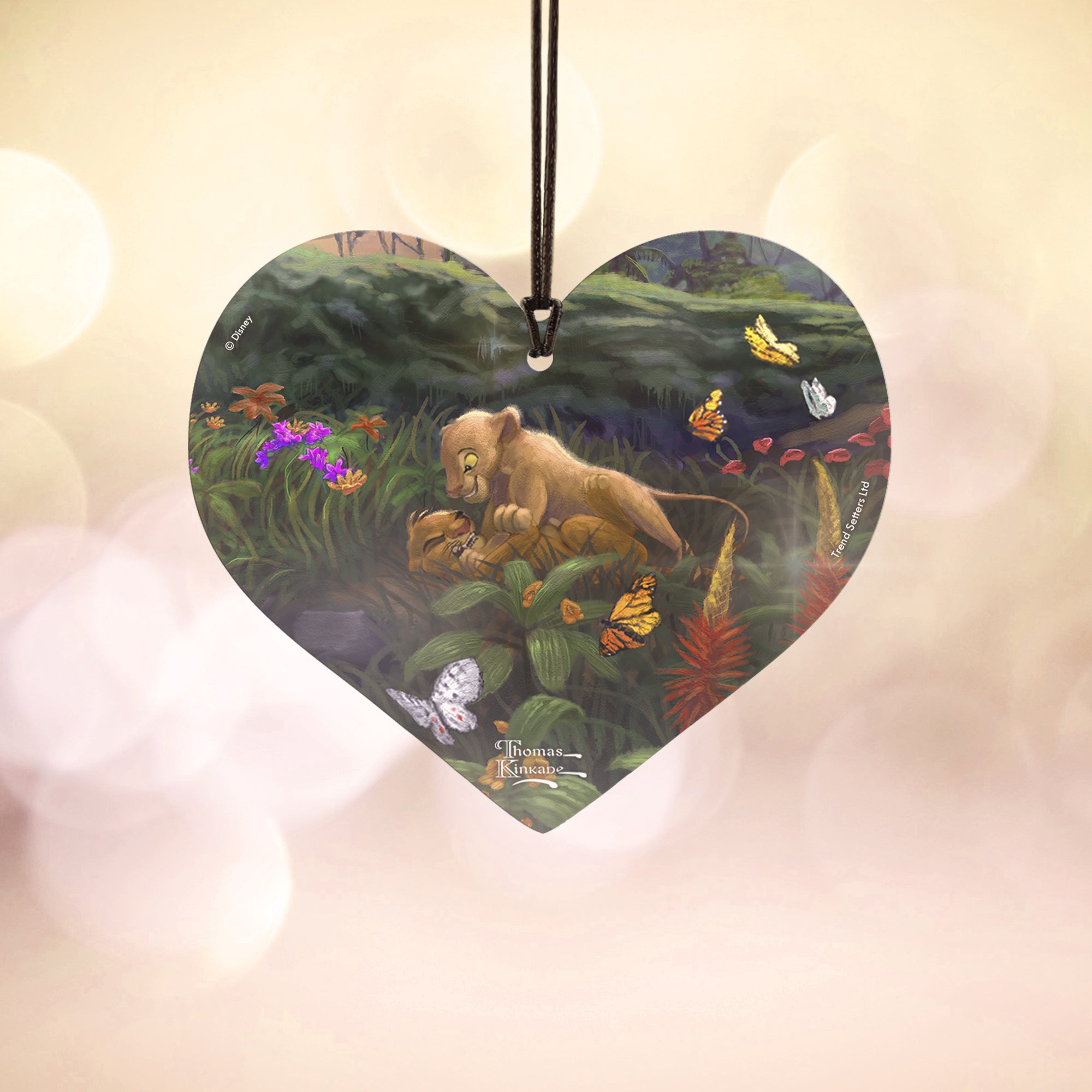 Disney (The Lion King Return to Pride Rock - Young Simba and Nala) Hanging Acrylic Print ACPHEART483