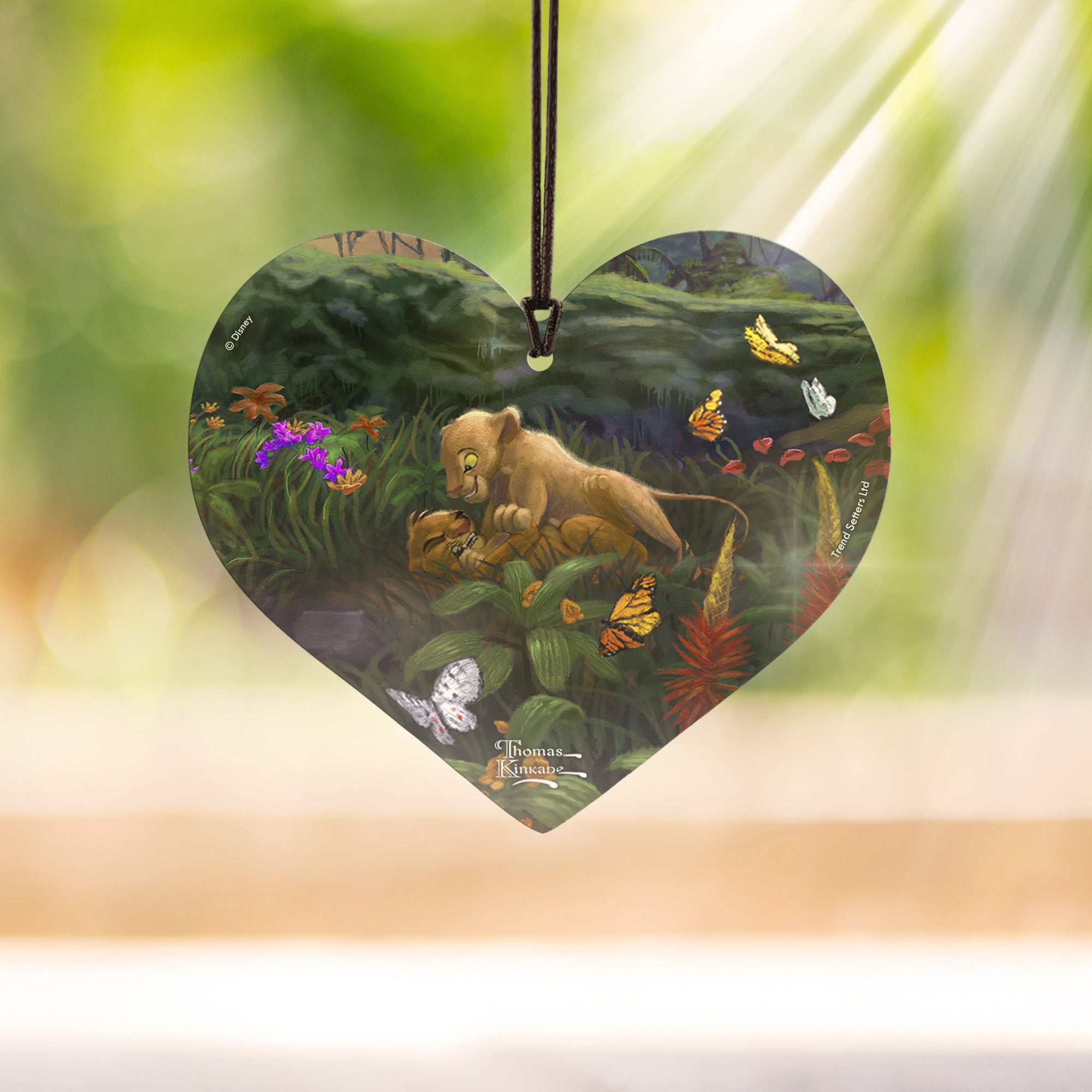 Disney (The Lion King Return to Pride Rock - Young Simba and Nala) Hanging Acrylic Print ACPHEART483