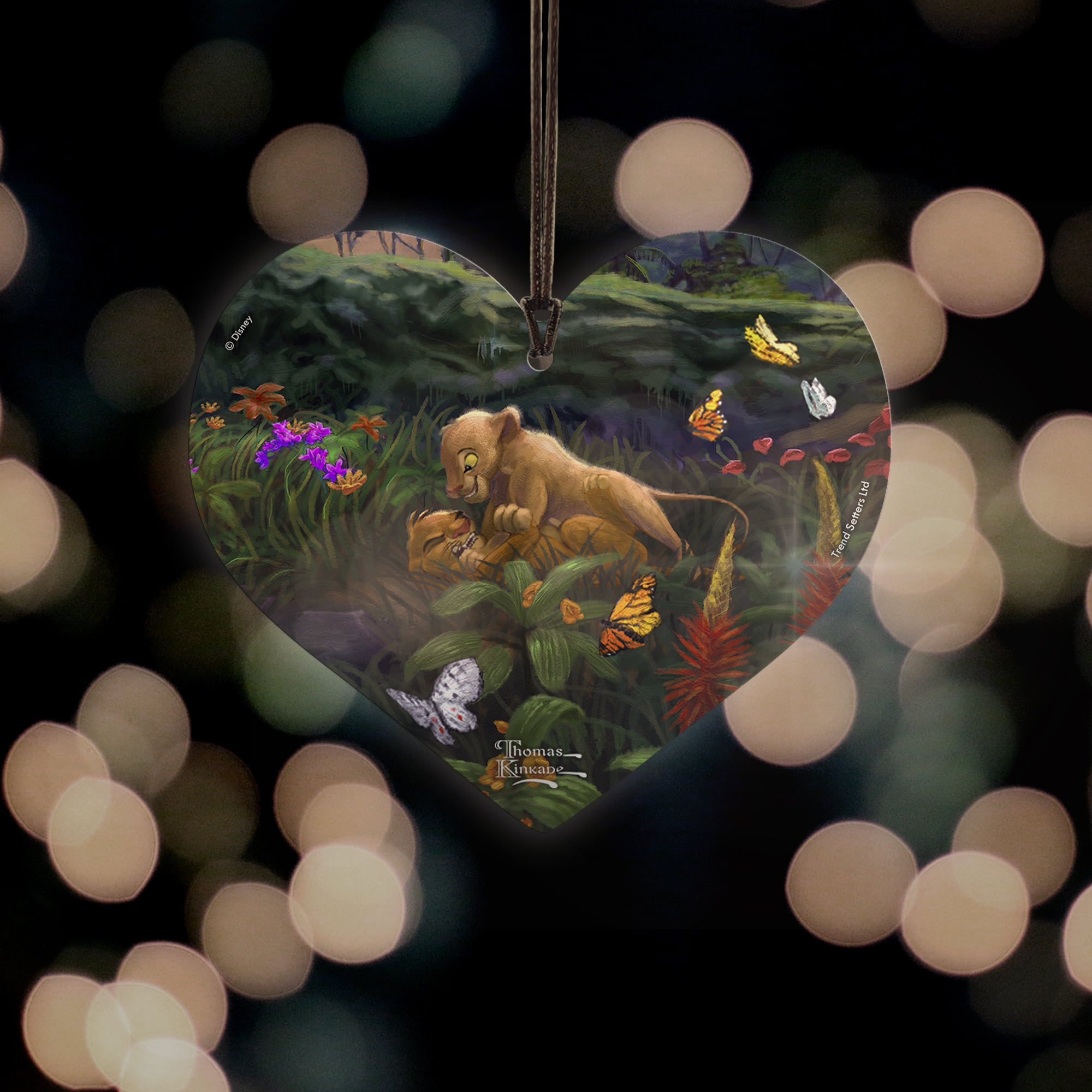 Disney (The Lion King Return to Pride Rock - Young Simba and Nala) Hanging Acrylic Print ACPHEART483