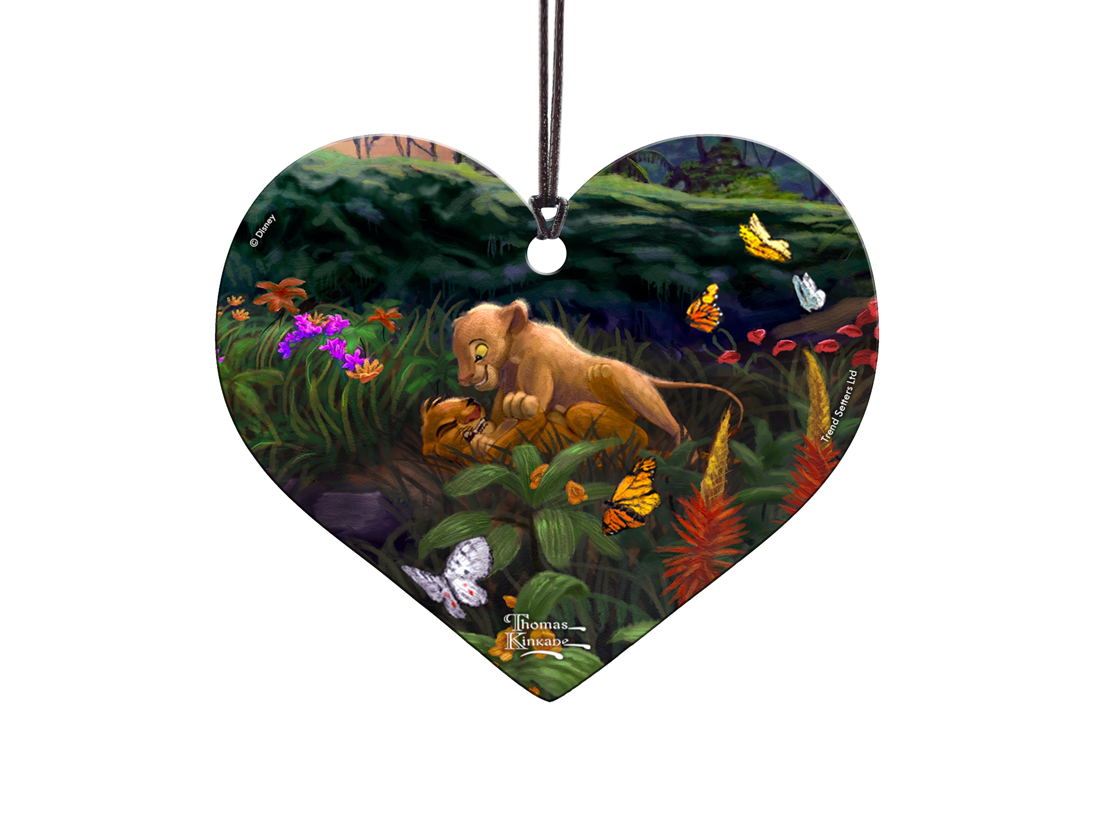 Disney (The Lion King Return to Pride Rock - Young Simba and Nala) Hanging Acrylic Print ACPHEART483