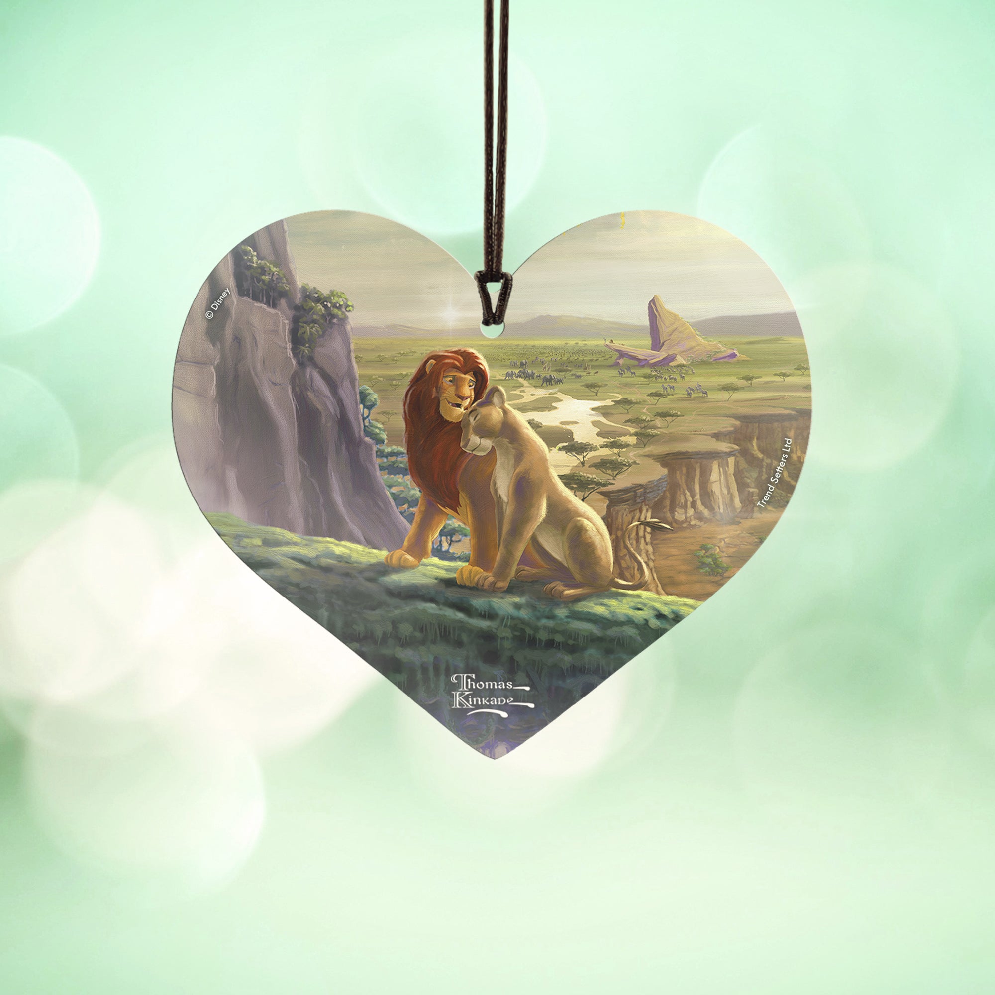 Disney (The Lion King Return to Pride Rock - Simba and Nala) Hanging Acrylic Print ACPHEART484
