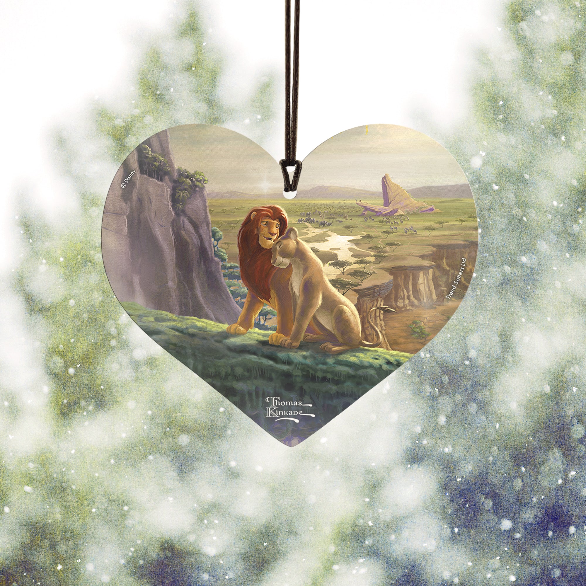 Disney (The Lion King Return to Pride Rock - Simba and Nala) Hanging Acrylic Print ACPHEART484