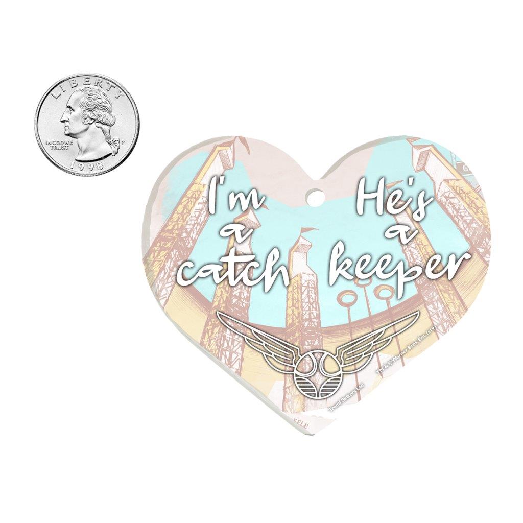 Harry Potter (I'm a Catch He's a Keeper) Heart-Shaped Acrylic Print ACPHEART560