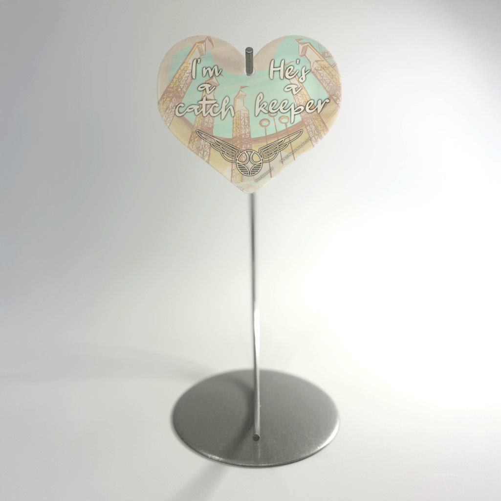 Harry Potter (I'm a Catch He's a Keeper) Heart-Shaped Acrylic Print ACPHEART560