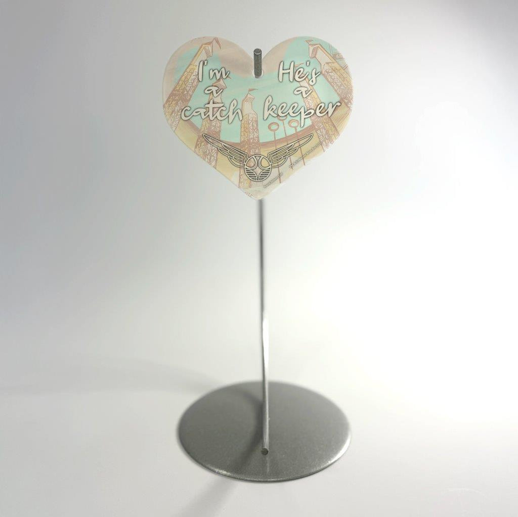 Harry Potter (I'm a Catch He's a Keeper) Heart-Shaped Acrylic Print ACPHEART560