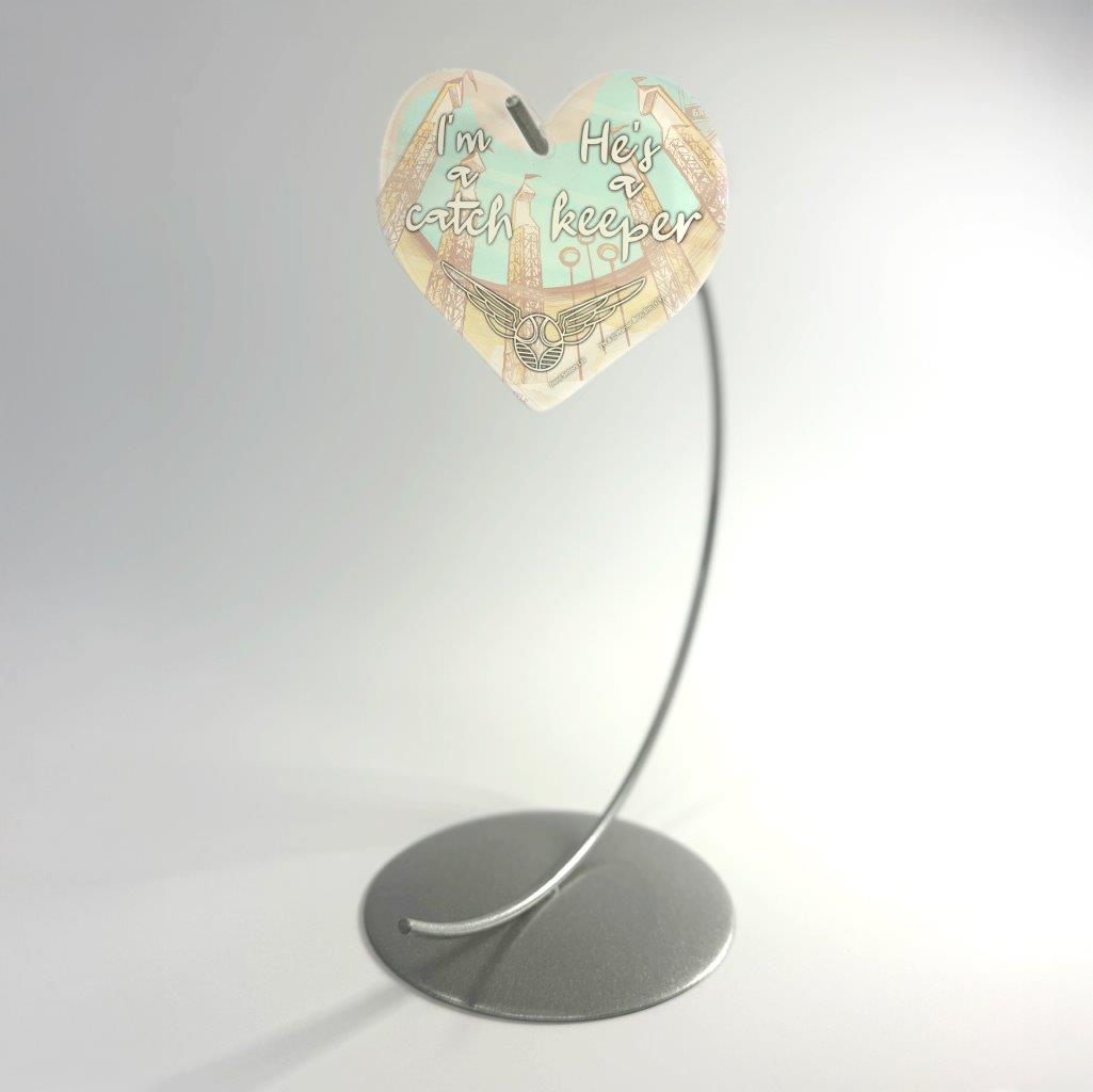 Harry Potter (I'm a Catch He's a Keeper) Heart-Shaped Acrylic Print ACPHEART560