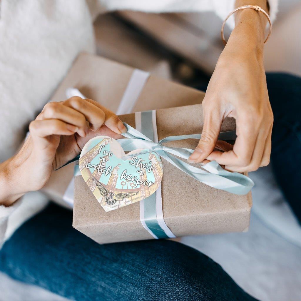 Harry Potter (I’m a Catch, She’s a Keeper) Heart-Shaped Acrylic Print ACPHEART561