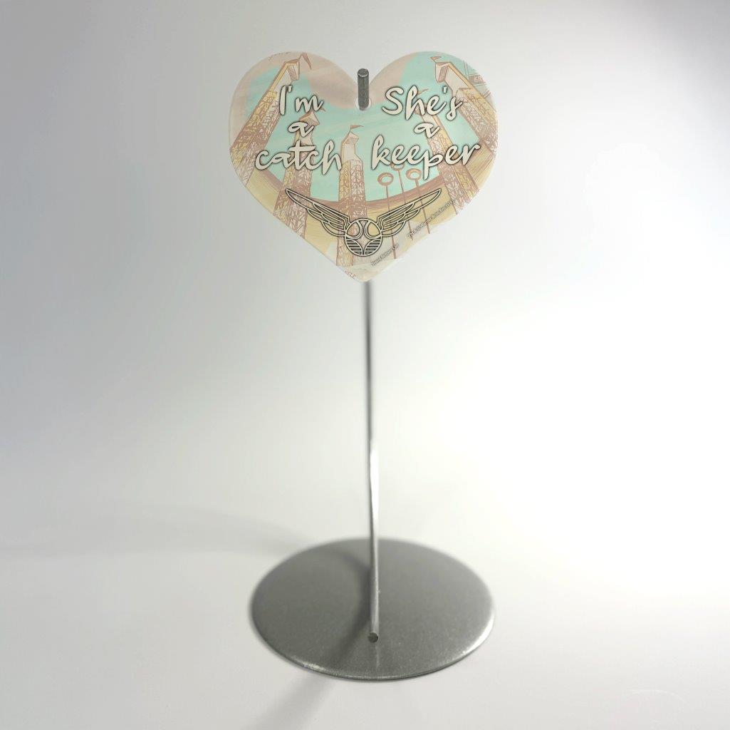 Harry Potter (I’m a Catch, She’s a Keeper) Heart-Shaped Acrylic Print ACPHEART561
