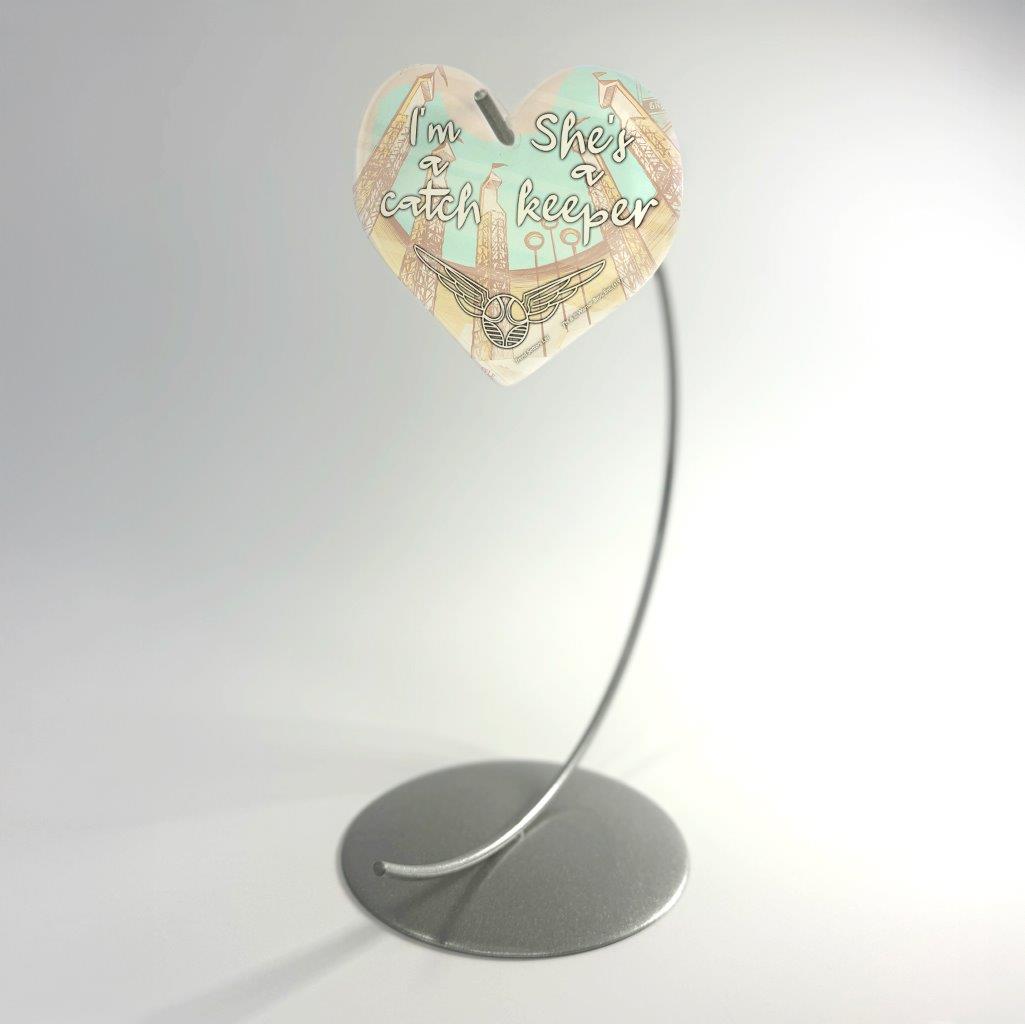 Harry Potter (I’m a Catch, She’s a Keeper) Heart-Shaped Acrylic Print ACPHEART561