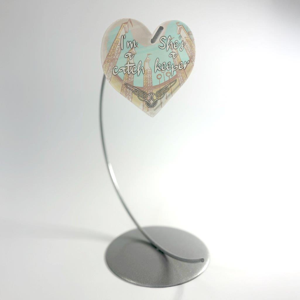 Harry Potter (I’m a Catch, She’s a Keeper) Heart-Shaped Acrylic Print ACPHEART561