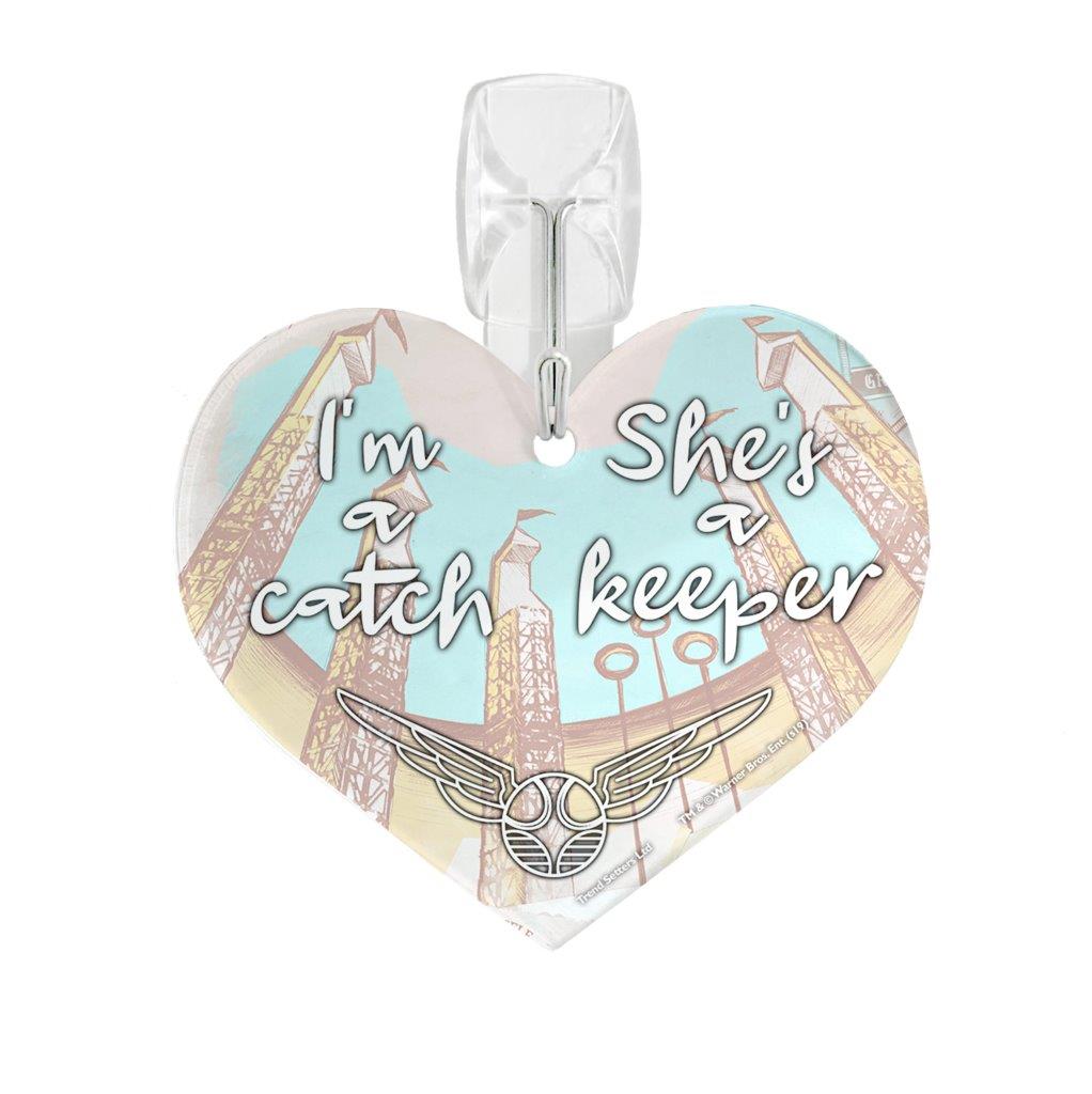 Harry Potter (I’m a Catch, She’s a Keeper) Heart-Shaped Acrylic Print ACPHEART561