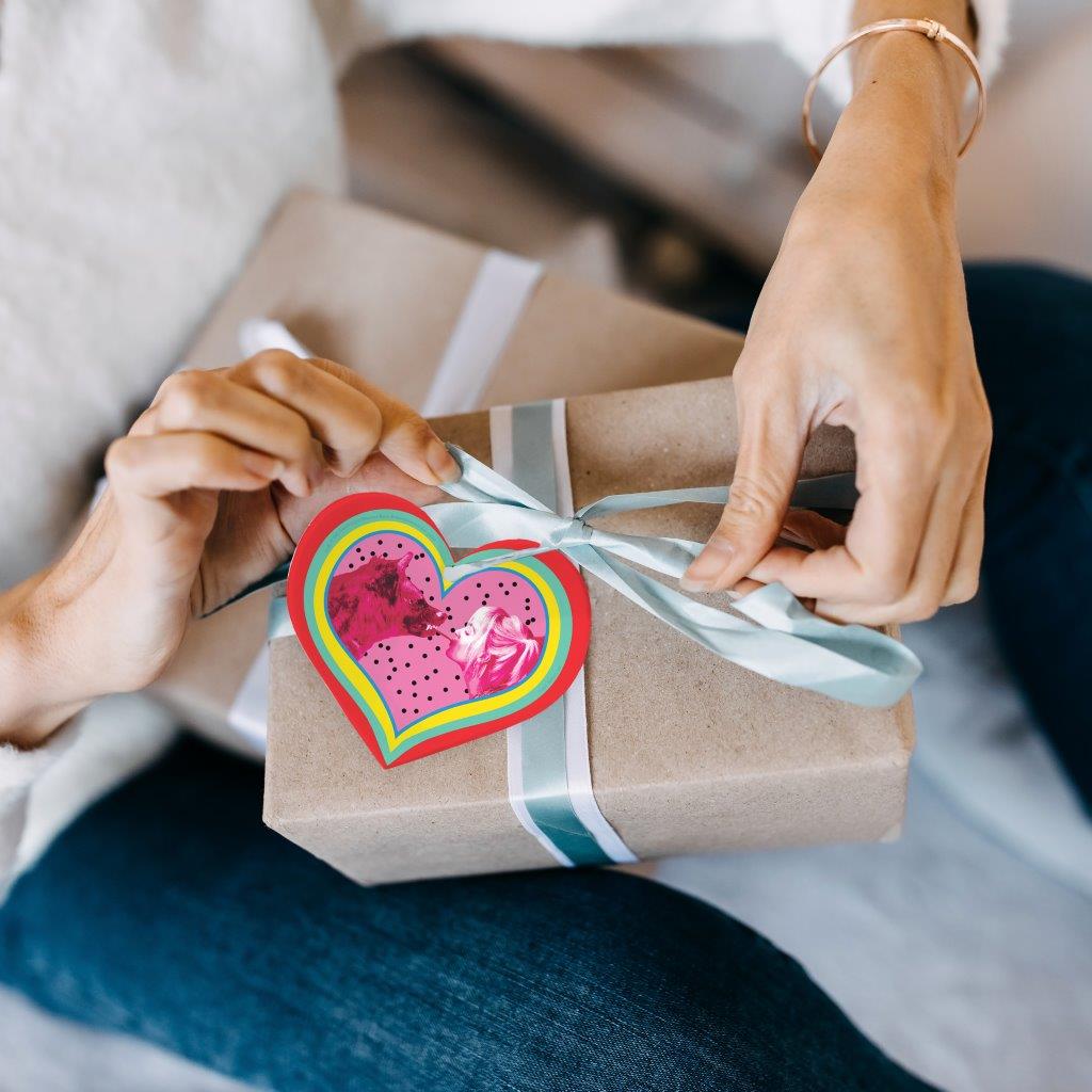 Birds of Prey (True Love) Heart-Shaped Acrylic Print ACPHEART564