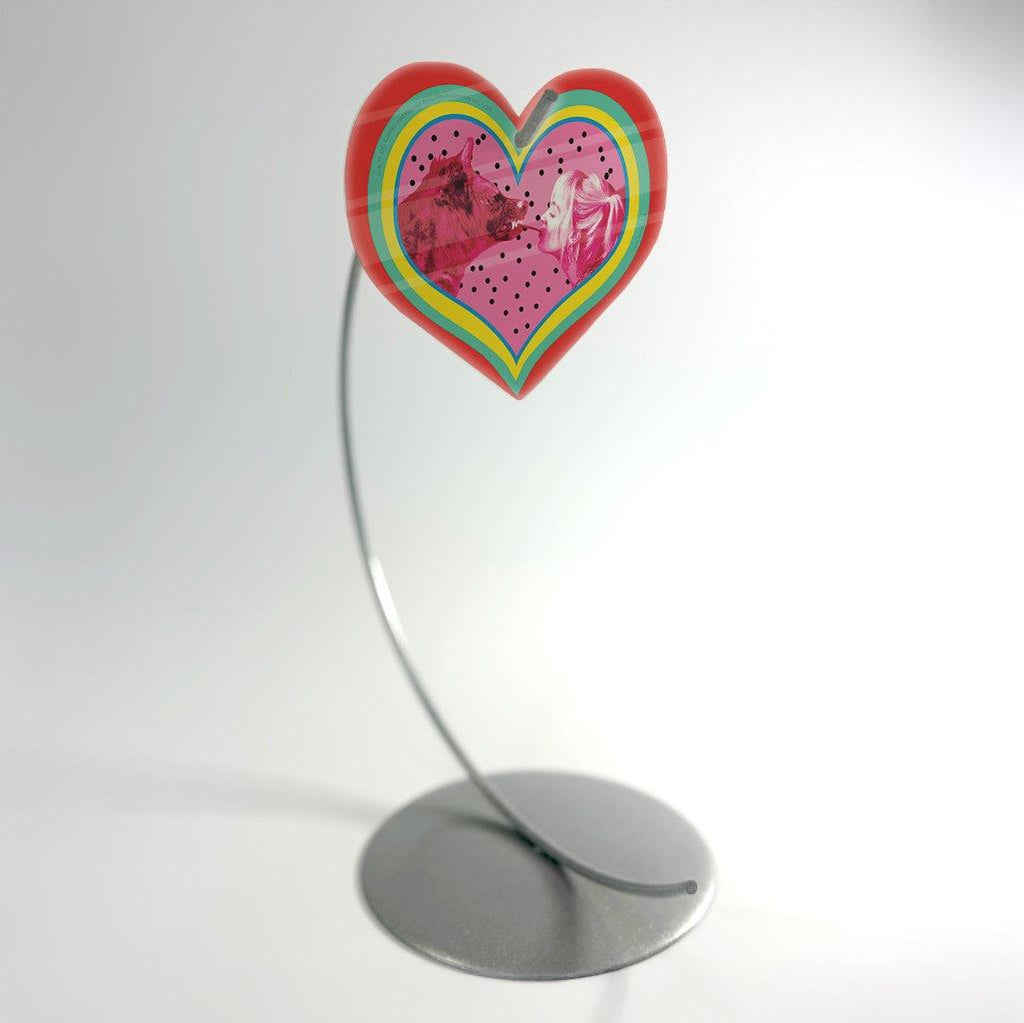 Birds of Prey (True Love) Heart-Shaped Acrylic Print ACPHEART564