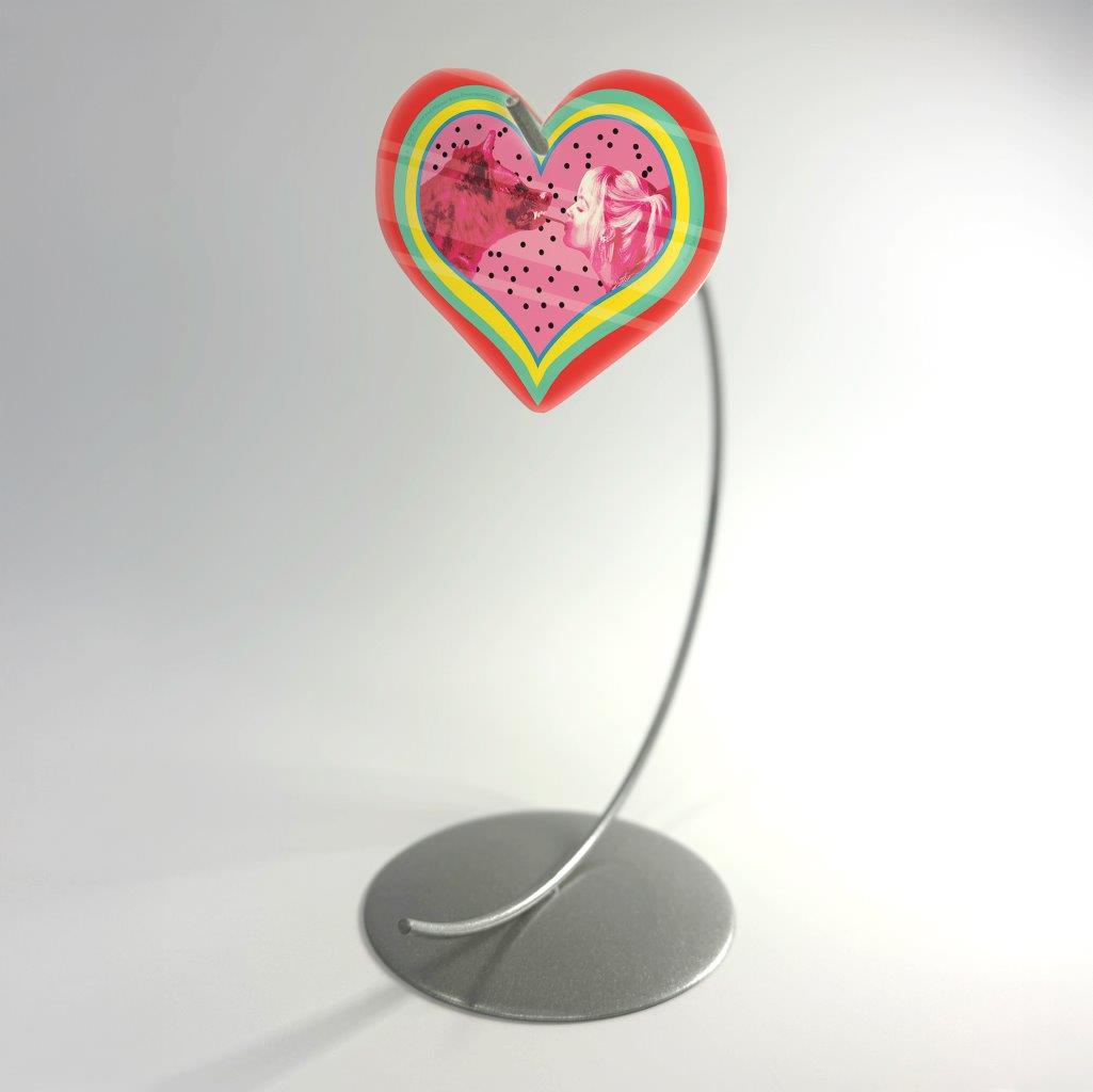 Birds of Prey (True Love) Heart-Shaped Acrylic Print ACPHEART564