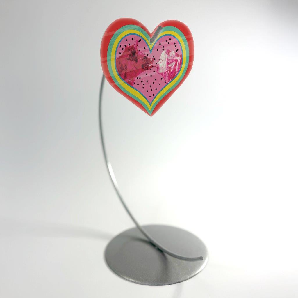 Birds of Prey (True Love) Heart-Shaped Acrylic Print ACPHEART564