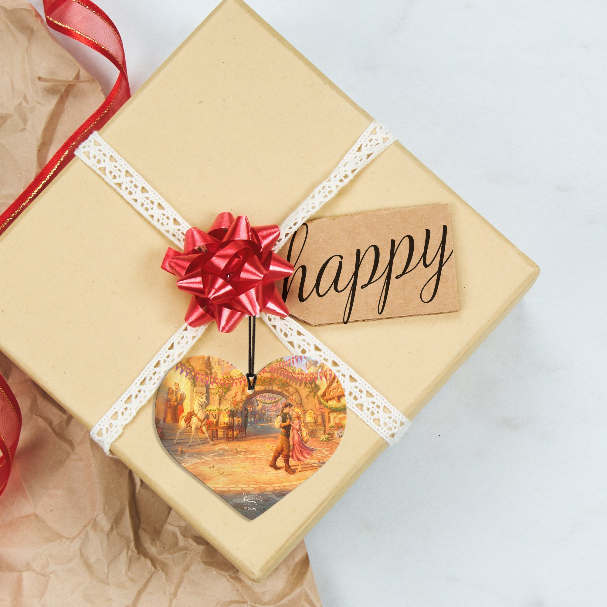 Disney (Rapunzel Dancing in the Sunlit Courtyard) Hanging Acrylic Print ACPHEART592